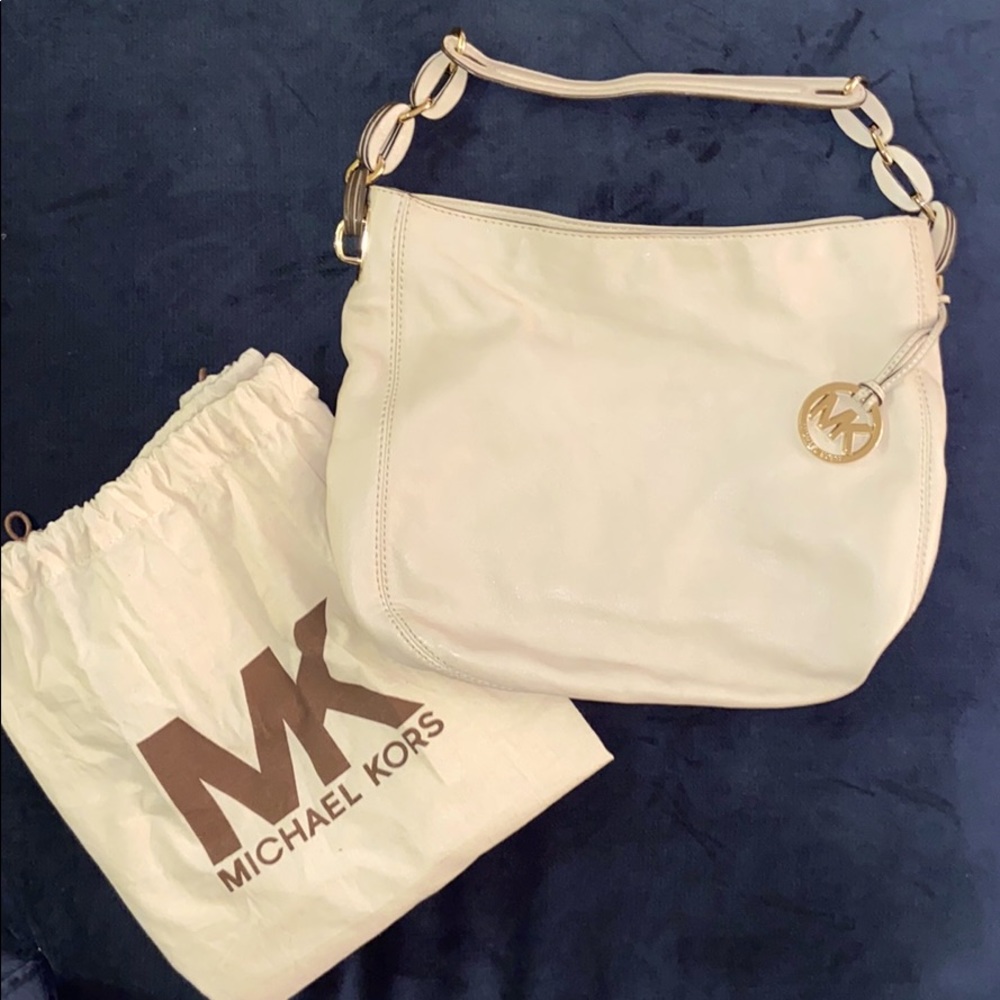 Michael Kors Off-white Slouch Hobo Bag